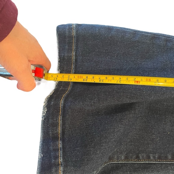 EUC Zenana Wide Leg Flare Distressed Jeans - Picture 6 of 12